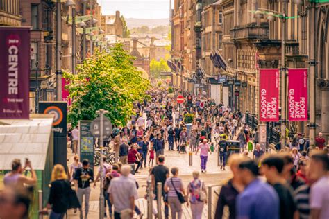 living in glasgow scotland.